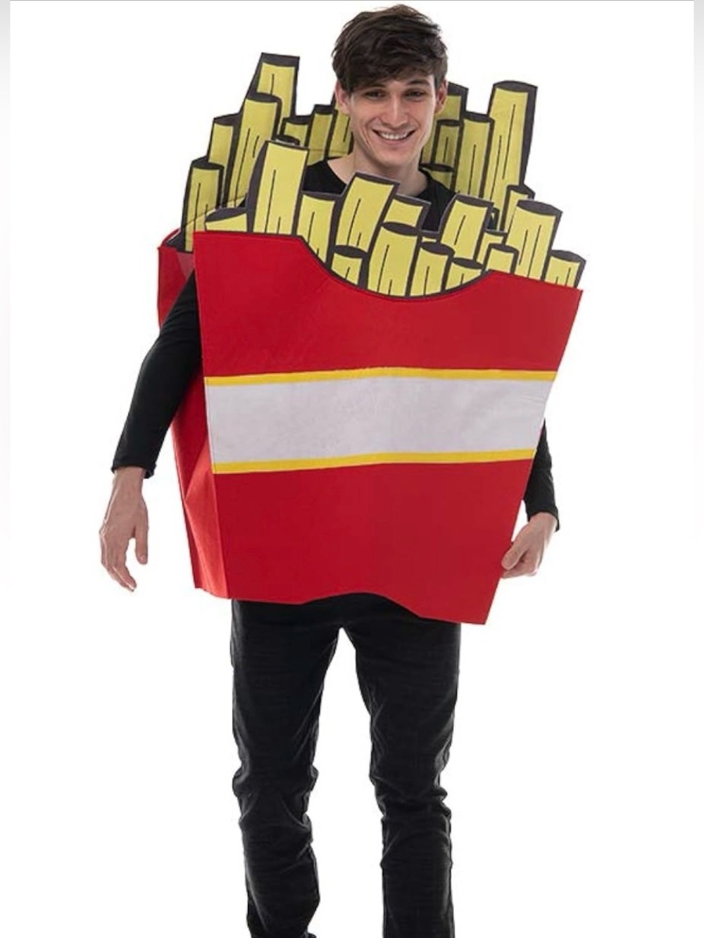 Red French Fries Costume - Fun Snack Dress-Up - Easy Costume